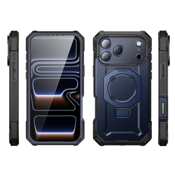 Supcase UB Grip Pro iPhone 17 Pro Max hoesje met Screenprotector en MagSafe - Blauw - Afbeelding 2