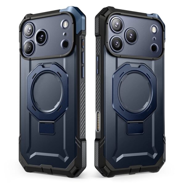 Supcase UB Grip hoesje geschikt voor iPhone 17 Pro Max met MagSafe - Blauw - Afbeelding 12