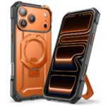 variatie Supcase UB Grip hoesje geschikt voor iPhone 17 Pro Max met MagSafe – Oranje Transparant