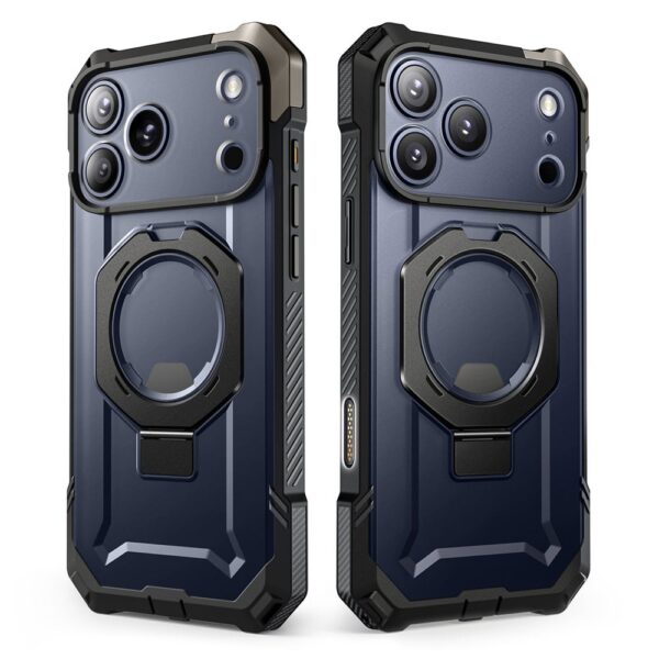 Supcase UB Grip hoesje geschikt voor iPhone 17 Pro Max met MagSafe - Zwart Transparant - Afbeelding 12