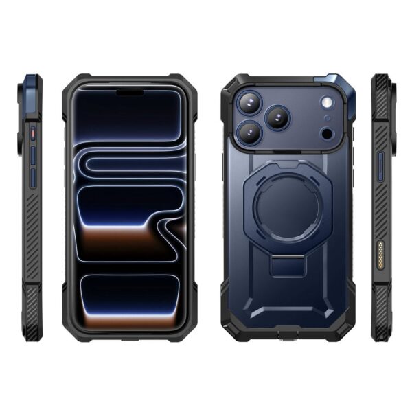 Supcase UB Grip hoesje geschikt voor iPhone 17 Pro met MagSafe - Blauw - Afbeelding 2