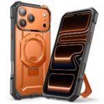 variatie Supcase UB Grip hoesje geschikt voor iPhone 17 Pro met MagSafe – Oranje Transparant