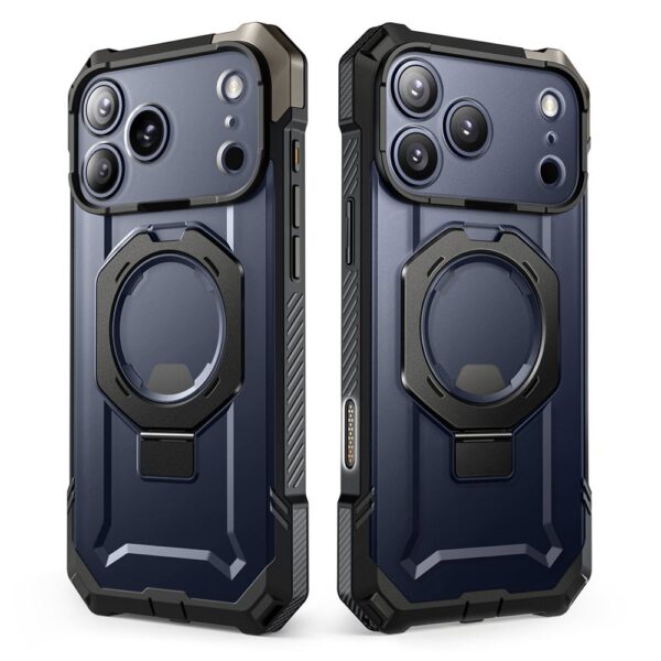 Supcase UB Grip hoesje geschikt voor iPhone 17 Pro met MagSafe - Zwart Transparant - Afbeelding 12