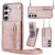 variatie Solidenz Fashion Wallet case with cord Samsung Galaxy S25 FE – Rose Gold