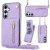 variatie Solidenz Fashion Wallet case with lanyard Samsung Galaxy S25 FE – Violet