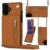 variatie Solidenz Fashion Wallet case with cord iPhone 17 – Brown