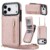 variatie Solidenz Fashion Portemonnee hoesje met koord iPhone 17 Pro – Roségoud