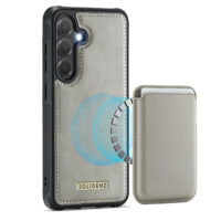 Solidenz Magnetic Wallet Backcover for Samsung Galaxy S25 FE – Beige