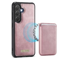 Solidenz Magnetic Wallet Backcover for Samsung Galaxy S25 FE – Pink