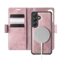Solidenz 2-in-1 MagSafe Wallet Case voor Samsung Galaxy S26 Plus – Roze