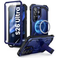 Armorbox Samsung Galaxy S26 Ultra hoesje met screen protector – Blauw