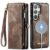 variatie Solidenz Urban Wallet Samsung Galaxy S26 Ultra hoesje – Bruin