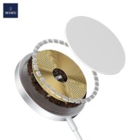 WiWU Magsafe oplader – Type C – 15W – Draadloos Magnetisch Opladen – Wit