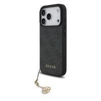 Guess 4G Charm MagSafe Case iPhone 17 Pro – Gray