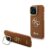 variatie Guess 4G Logo with Camera Stand feature iPhone 15 Pro Max case – Brown