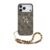 variatie Guess 4G Metal Logo iPhone 17 Pro Max hoesje – Met Polskoord – Bruin