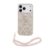 variatie Guess 4G Metal Logo iPhone 17 Pro Max hoesje – Met Polskoord – Roze