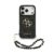 variatie Guess 4G Metal Logo iPhone 17 Pro hoesje – Met Polskoord – Zwart