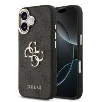Guess 4G Metal Logo iPhone 17 case – Gray