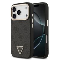 Guess 4G Triangle Logo iPhone 17 Pro case with MagSafe – Gray