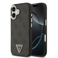 Guess 4G Triangle Logo iPhone 17 case with MagSafe – Gray