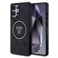 Guess IML 4G Glitter and Triangle Logo with MagSafe Samsung Galaxy S25 Ultra – Gray