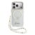 variatie Guess IML Glitter Script Strap MagSafe Case iPhone 17 Pro – Transparent