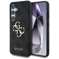 Guess Metal Logo Samsung Galaxy S25 Plus case – Gray