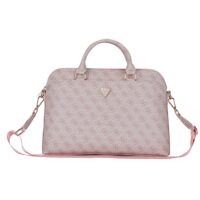 Guess PU 4G Triangle Logo Laptop Bag for 13/14/15 inch – Pink