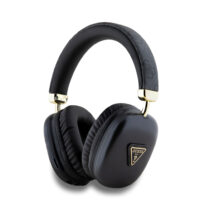 Guess PU Leather 4G Triangle Logo Wireless Headphones – Black