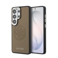 Guess PU Perforated 4G Logo Magnetisch Hoesje Samsung Galaxy S26 Ultra – Bruin