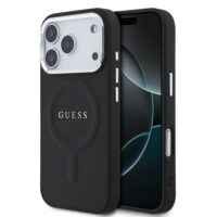 Guess PU Saffiano MagSafe Case iPhone 17 Pro – Black