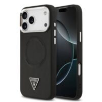 Guess Triangle Logo iPhone 17 Pro Max case with MagSafe – Black
