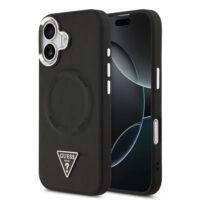 Guess Triangle Logo iPhone 17 case with MagSafe – Black