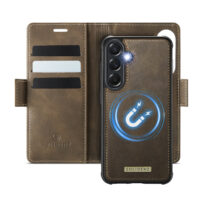 Solidenz 2-in-1 Magnetisch Wallet Case voor Samsung Galaxy A57 – Bruin