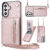 variatie Solidenz Fashion Wallet case with lanyard Samsung Galaxy A37 – Rose gold