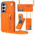 variatie Solidenz Fashion Wallet case with cord Samsung Galaxy S26 – Orange