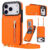 variatie Solidenz Fashion Portemonnee hoesje met koord iPhone 17 Pro – Oranje