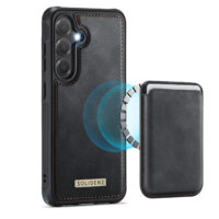 Solidenz Magnetisch Wallet Backcover voor Samsung Galaxy A57 – Zwart
