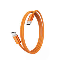 WiWU Essen 240W USB-C to USB-C Fast Charging Cable 1.5 Meter – Orange