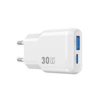 WiWU Essen Slim 30W Ultra-Compacte GaN Oplader USB-C – Wit