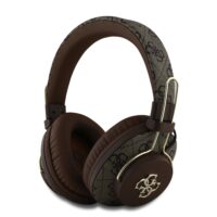 Guess Big 4G Monogram Draadloze Koptelefoon – Bruin