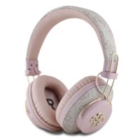 Guess Big 4G Monogram Draadloze Koptelefoon – Roze
