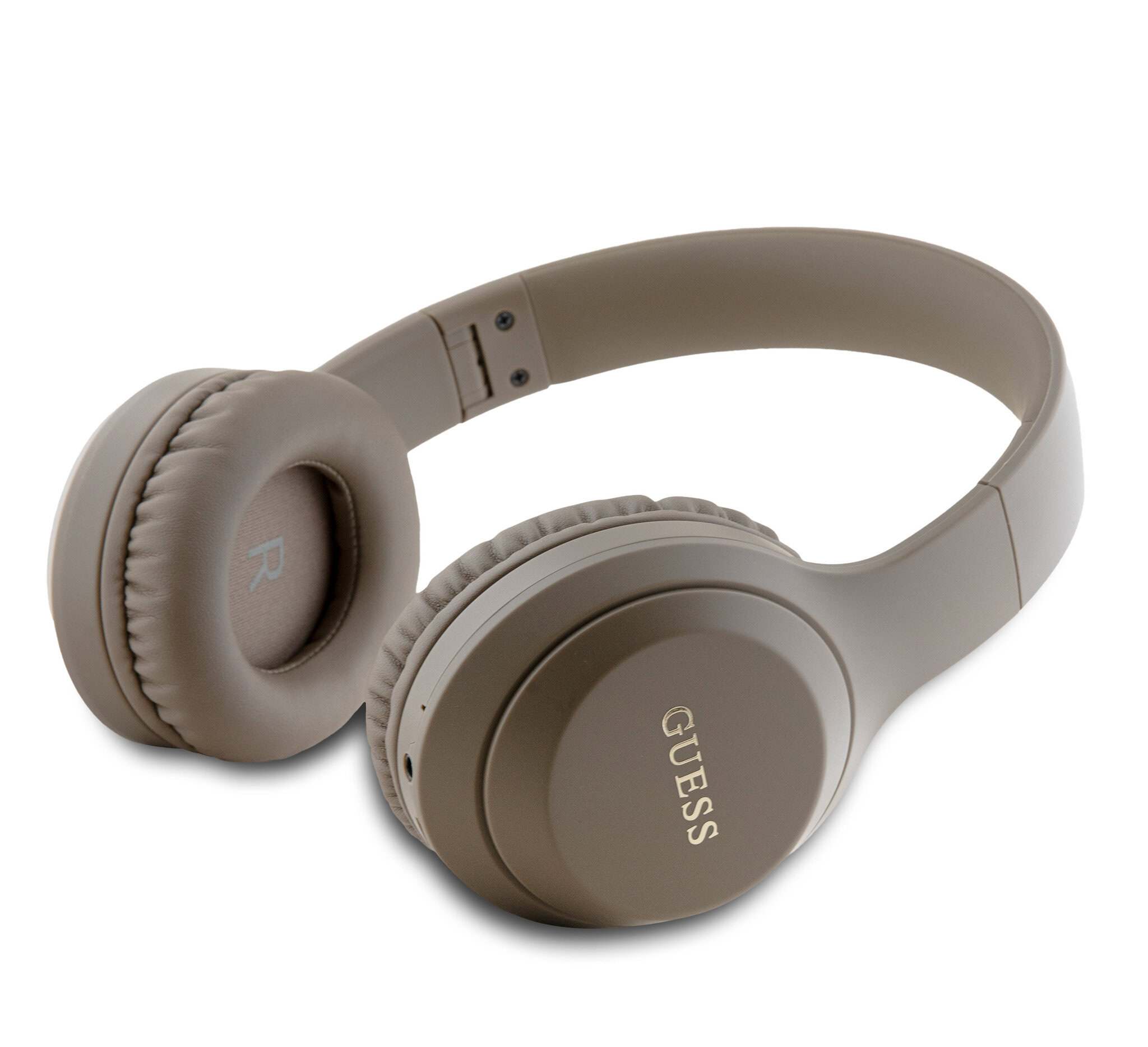 Guess Classic Silver Logo Draadloze Koptelefoon - Bruin - Afbeelding 2