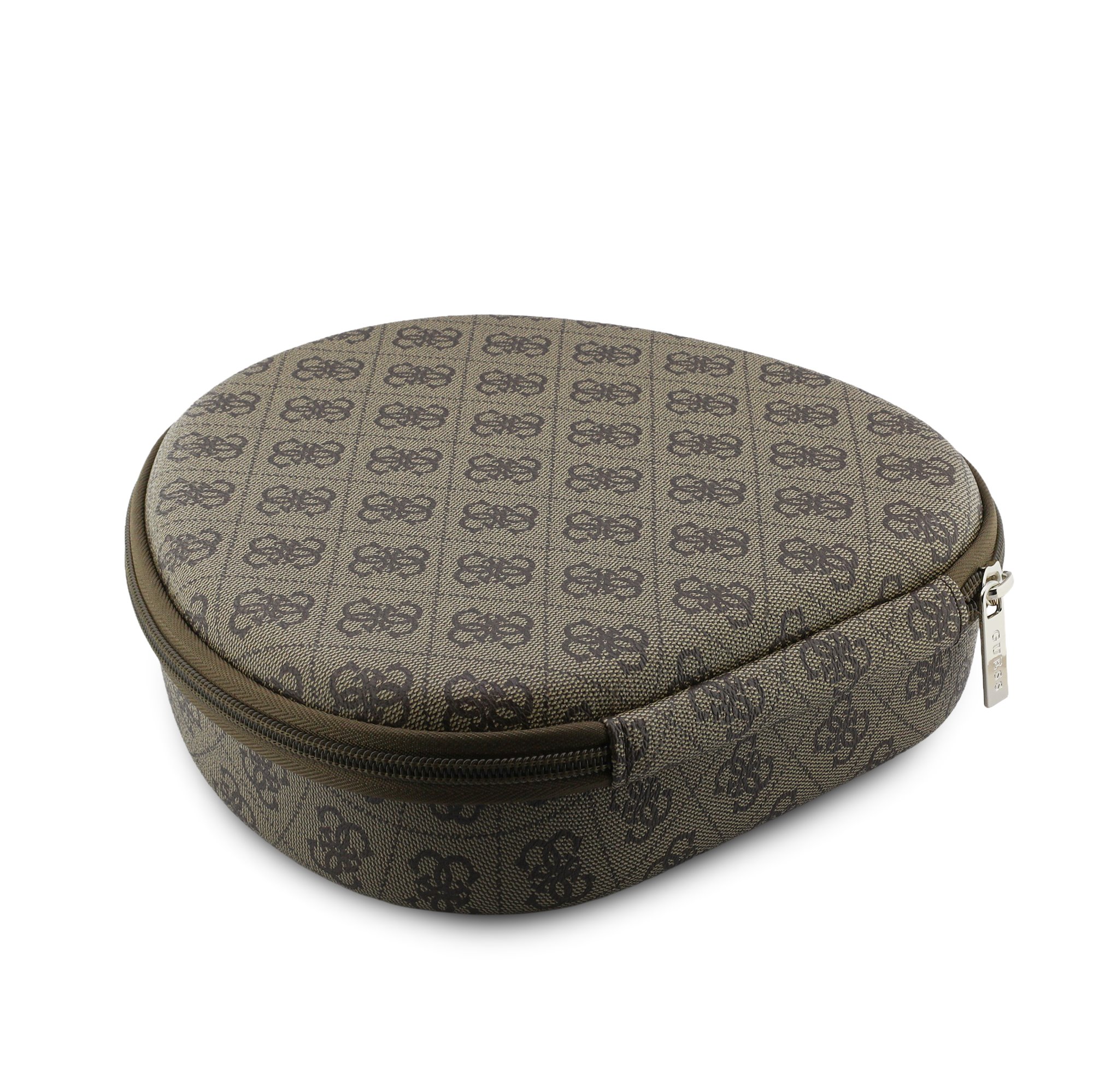 Guess PU 4G Triangle Logo ENC Draadloze Koptelefoon - Bruin - Afbeelding 4