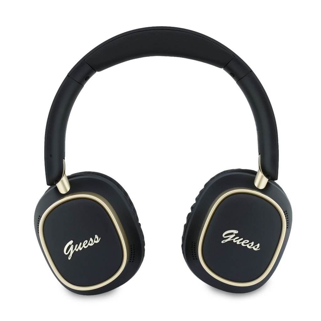Guess Rectangle Metal Script Logo ENC Draadloze Koptelefoon - Zwart - Afbeelding 3