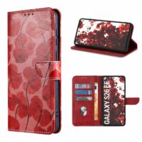 Solidenz bookcase with floral print for the Samsung Galaxy S26 FE