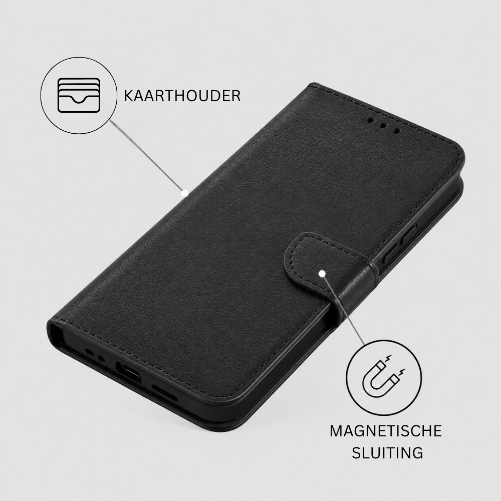 Solidenz Bookcase for Samsung Galaxy S26 FE, Black - Image 3