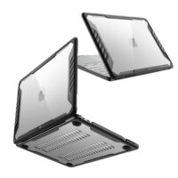 Supcase Unicorn Beetle Hoesje voor MacBook Neo 13 inch (2026) – Zwart / Transparant
