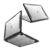 variatie Supcase Unicorn Beetle Hoesje voor MacBook Neo 13 inch (2026) – Zwart / Transparant